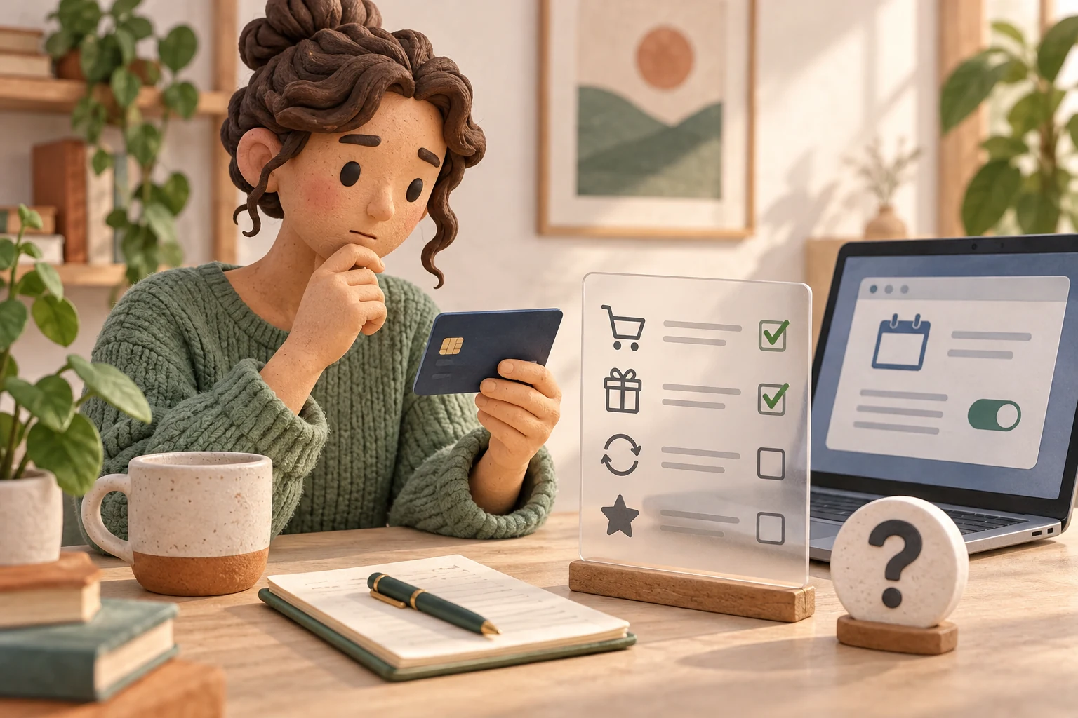 OKX Card로 ChatGPT·Claude 결제하고 USDG 페이백 확인하는 법 주제를 표현한 편집 일러스트