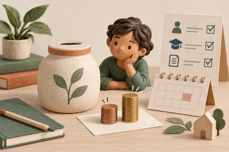 청년미래적금 2차 10월 7일 신청: 홀짝제 날짜·소득 기준·기여금 6%와 12% 판단표 주제를 표현한 편집 일러스트